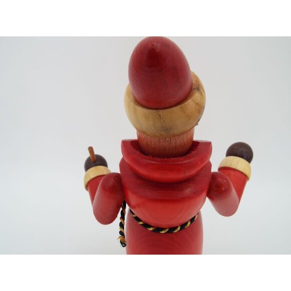 Erzgebirgische Handarbeit Germany Wooden Santa Figurine - Picture 10 of 11